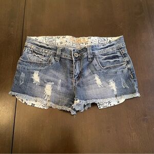 Bongo denim short shorts. Jr size 7